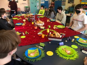 Herzliche Begrüßung ukrainischer Schüler