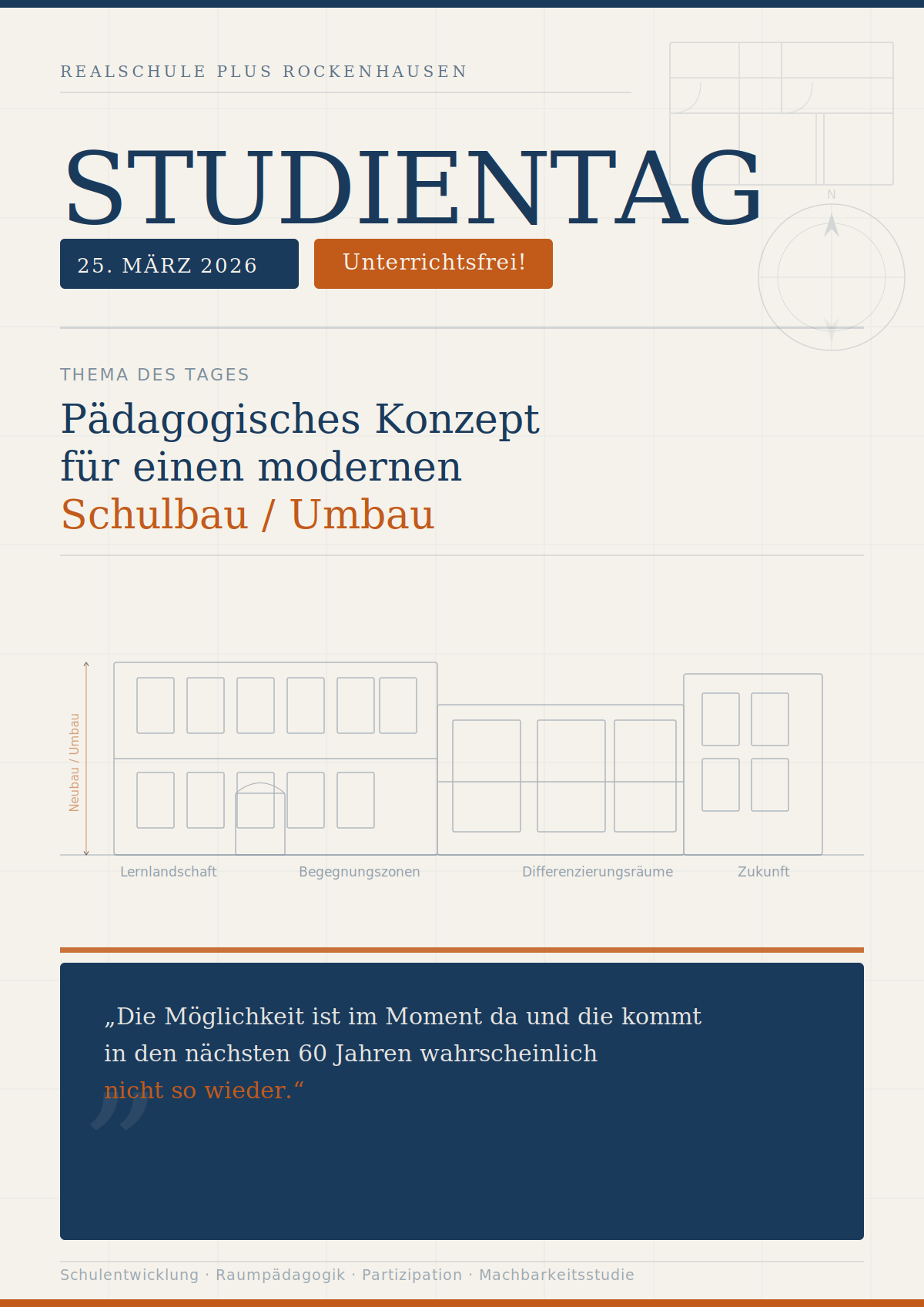 Studientag- 25.3.26 – Kein Unterricht!